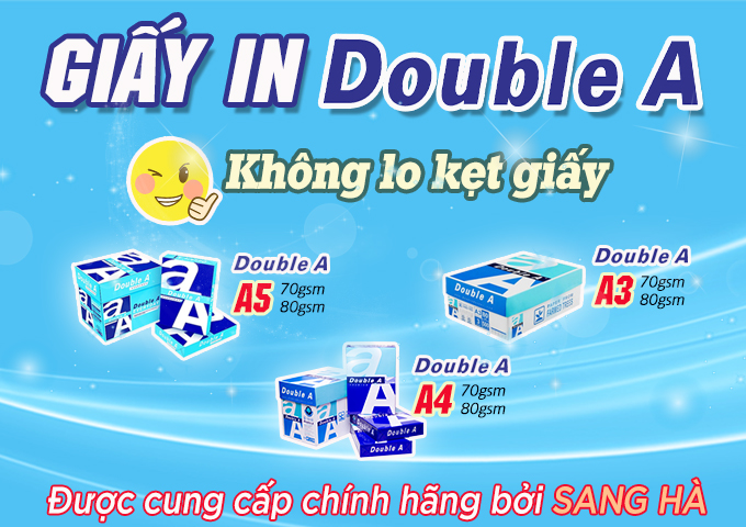 Các loại giấy in Double A Các loại giấy in Double A